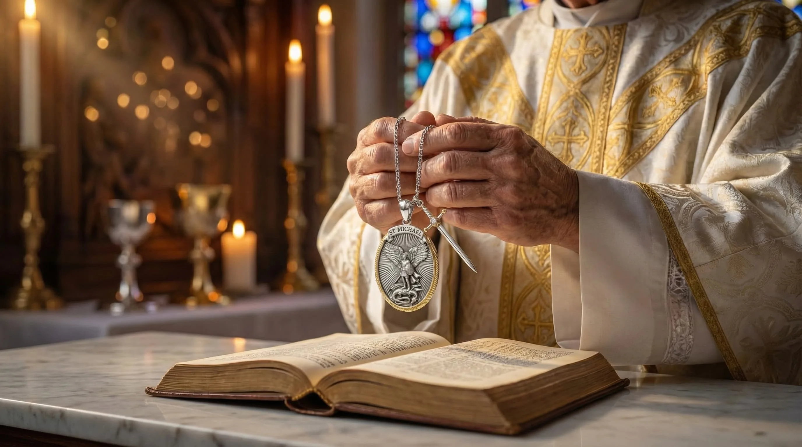 St. Michael Archangel Pendant Package